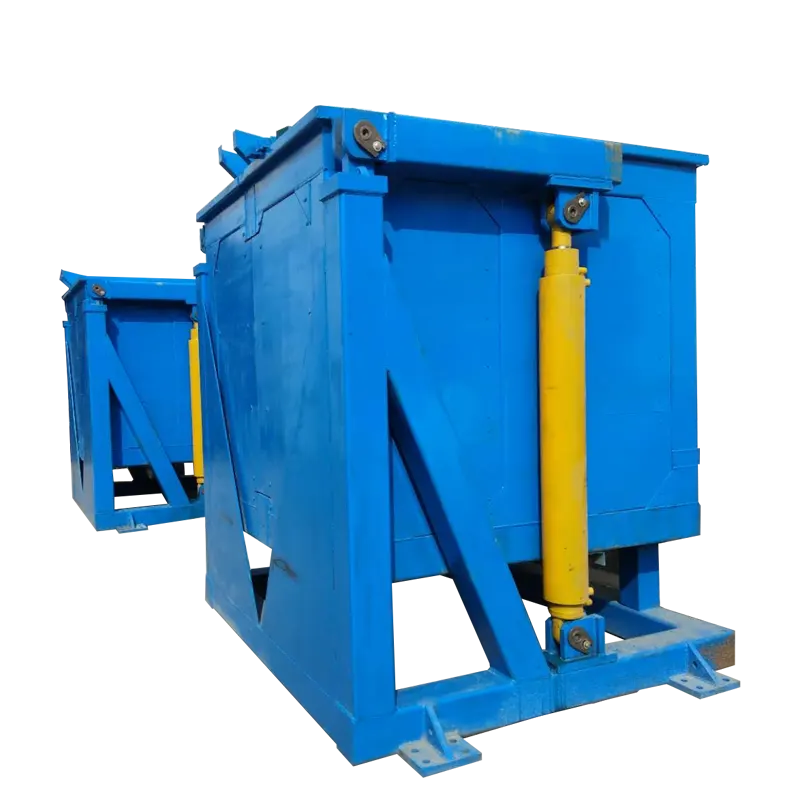 Hydraulic Tilting Medium Frequency Induction Furnace For Metal Melting